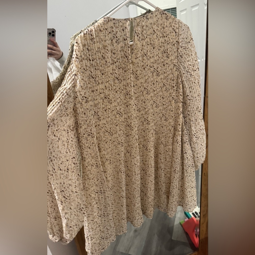 BNWT Storia Pleated Chiffon Tunic Dress - Picture 4 of 4